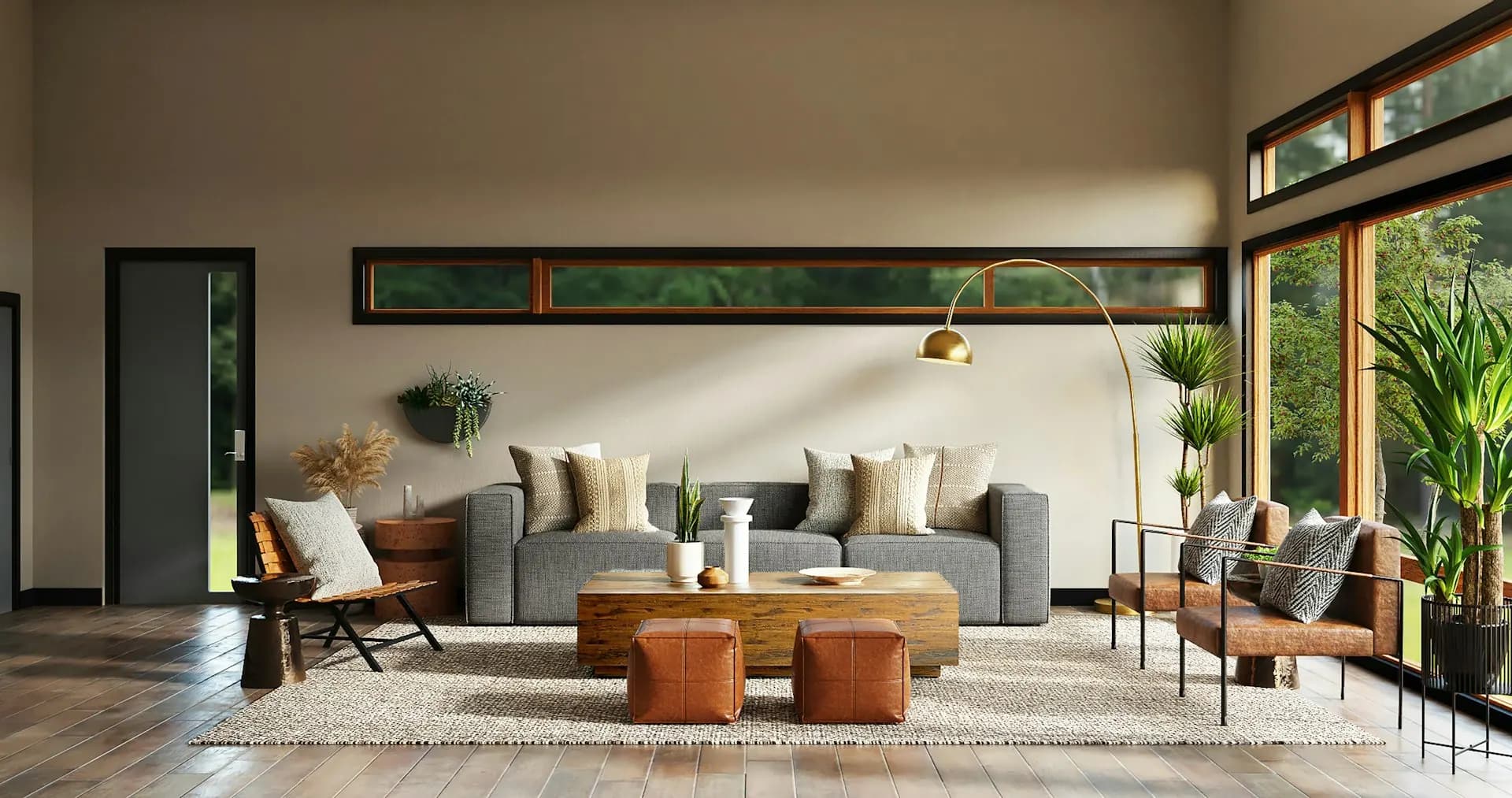 A bright, wood-lined studio in daylight — mood image for the planned space.